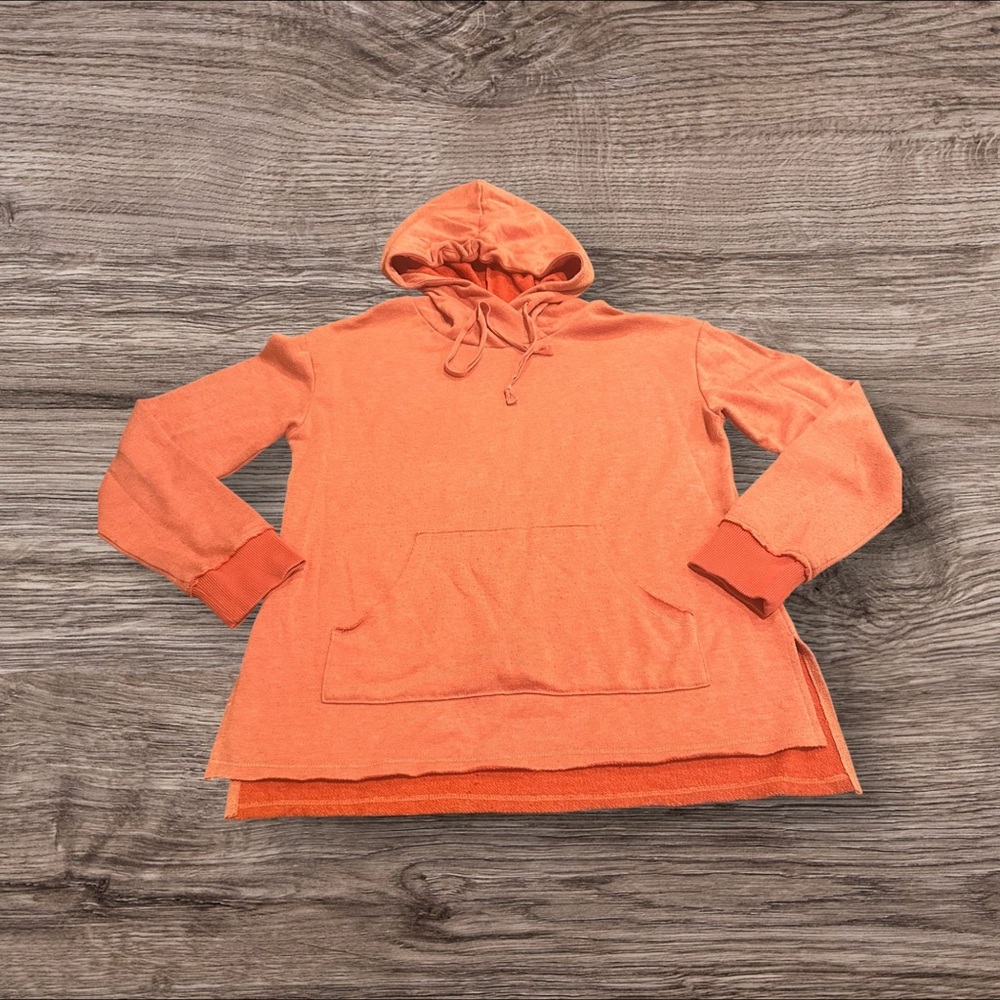 Another Love Orange Women’s Hoodie Sweatshirt Size Small